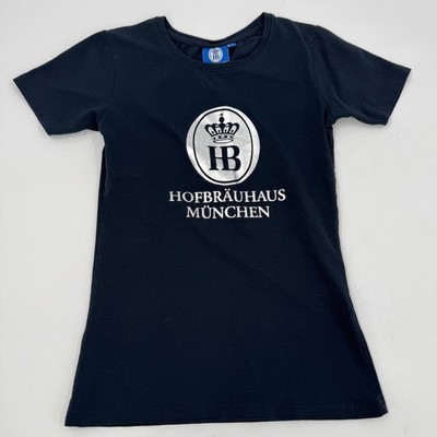 Hofbrauhaus Munchen T Shirt Black Graphic Tee Oktoberfest Beer Womens Small