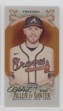 2021 Topps Allen & Ginter Chrome Mini Orange Refractor 13/25 Freddie Freeman 4l8