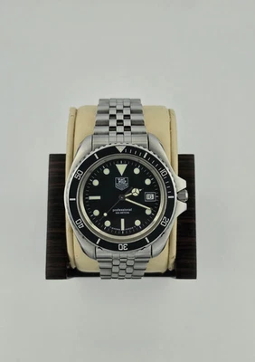 TAG Heuer 980.006 Mens 1000 Series Jumbo Professional Watch Black Monnin Jubilee - Image 1 of 4