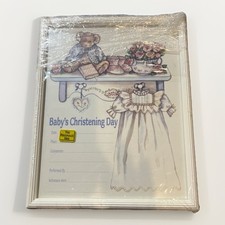 Personalize Christening Day Keepsake Frame 8x10 Vintage 1992 Figi Graphics New