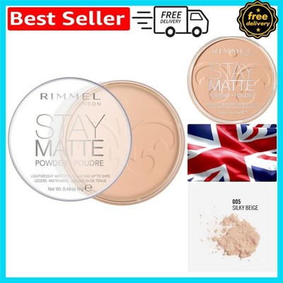 Stay Matte Pressed Powder: 14g Silky Beige für mittlere Deckkraft & Glanzkontrolle
