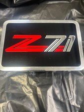 Tow Hitch Cover Wchevy Z71 Logo Premium Aluminum New