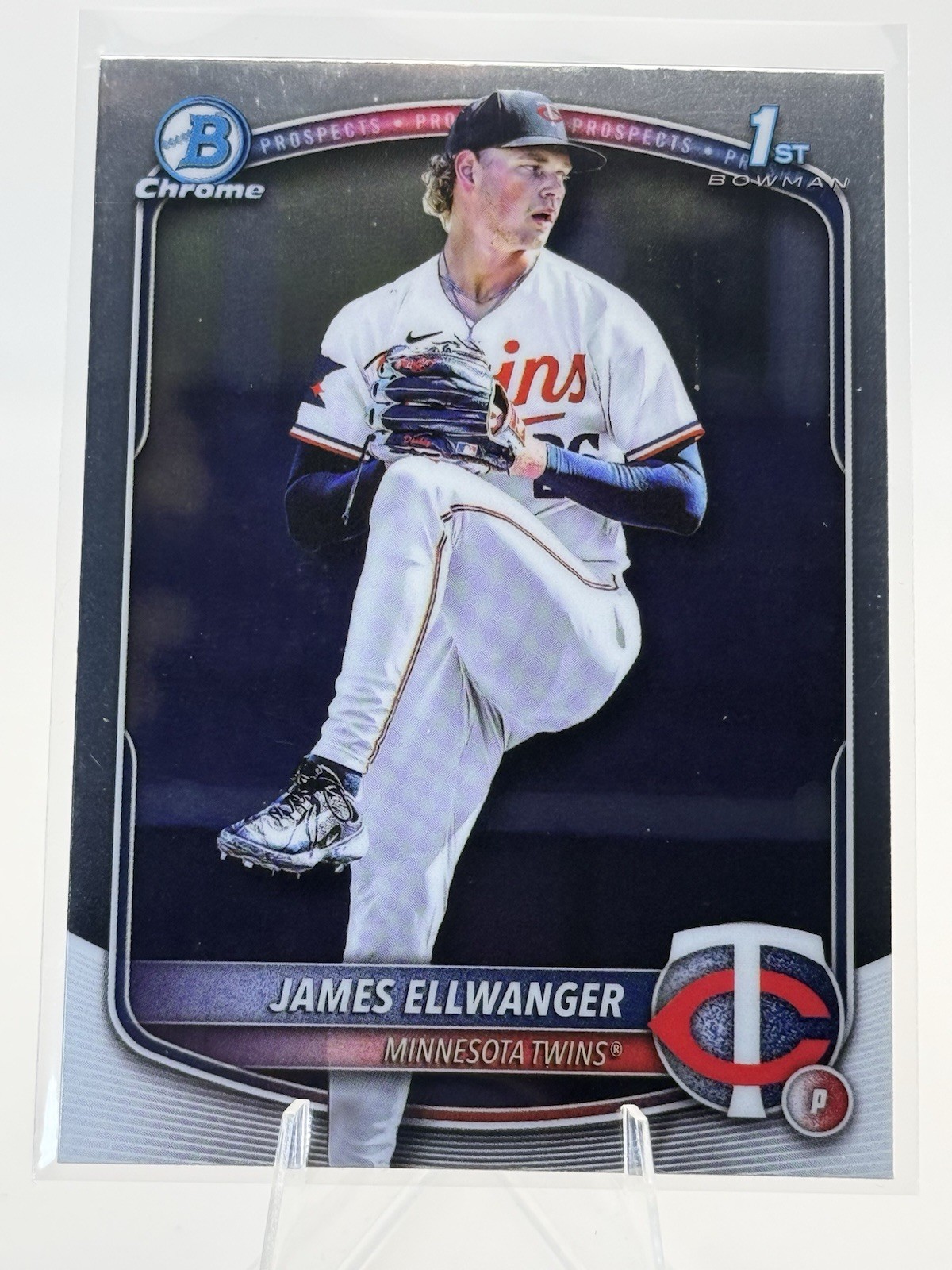 2025 Bowman Draft - James Ellwanger Bowman 1st Chrome #BDC-164 - Twins