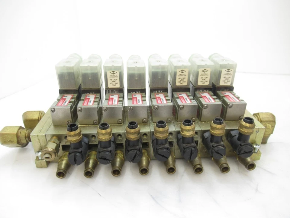 LOT of 8 Numatics 031SA4002 NF Series Poppet Valves, 2-Position 3-Way (USED - Image 2 of 4