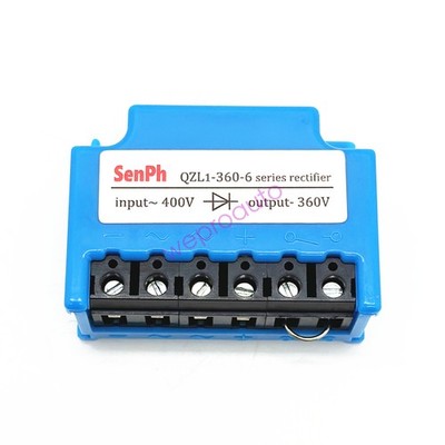 QZL1-360-6 INPUT 400VAC OUTPUT 360VDC full-wave brake rectifier module