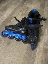 Schwinn Inline Skates Size 8-9 Black Blue ABEC 7