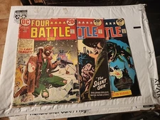 FOUR STAR BATTLE TALES #2 4 5 (1973) DC COMICS  RUSS HEATH * JOE KUBERT