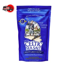 Light Grey Celtic Sea Salt 1 Pound Resealable Bag Additive-Free