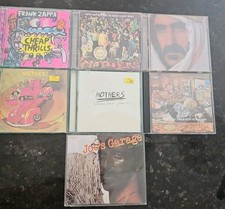 Frank Zappa Lot 7 CDs Joe  s Garage, Cheap Thrills, Mothers, Apostrophe, Sheik, 