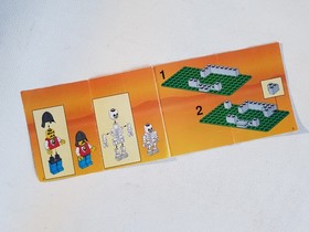 LEGO instructions leaflet for 6036 Skeleton Surprise Castle 1995 The Gatekeeper