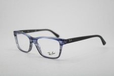NEW RAY-BAN JUNIOR RB 1536 3730 BLUE GREY HORN AUTHENTIC EYEGLASSES 48-16
