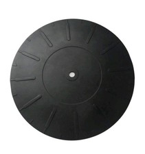 7 inch Turntable Platter Mat Rubber Silicone Turntable Slipmat Pad for All LP...