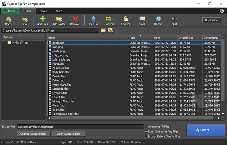 Express Zip  , Zip Unzip NCH Software PC Activation Card - Image 2 of 2