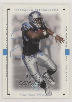 1999 SP Authentic Excitement 54/250 Tim Biakabutuka Tshimanga #13AE wo2