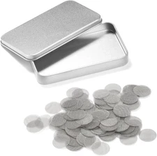 Pipe Screens 200 Pieces Stainless Steel 3/8" (0.375 Inch | 9.5 mm) Silver 