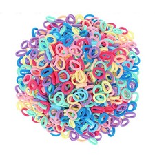 Elastic Hair Ties, Seamless Hair Band, Ponytail Holder Cotton Hair Scrunchi F5E1