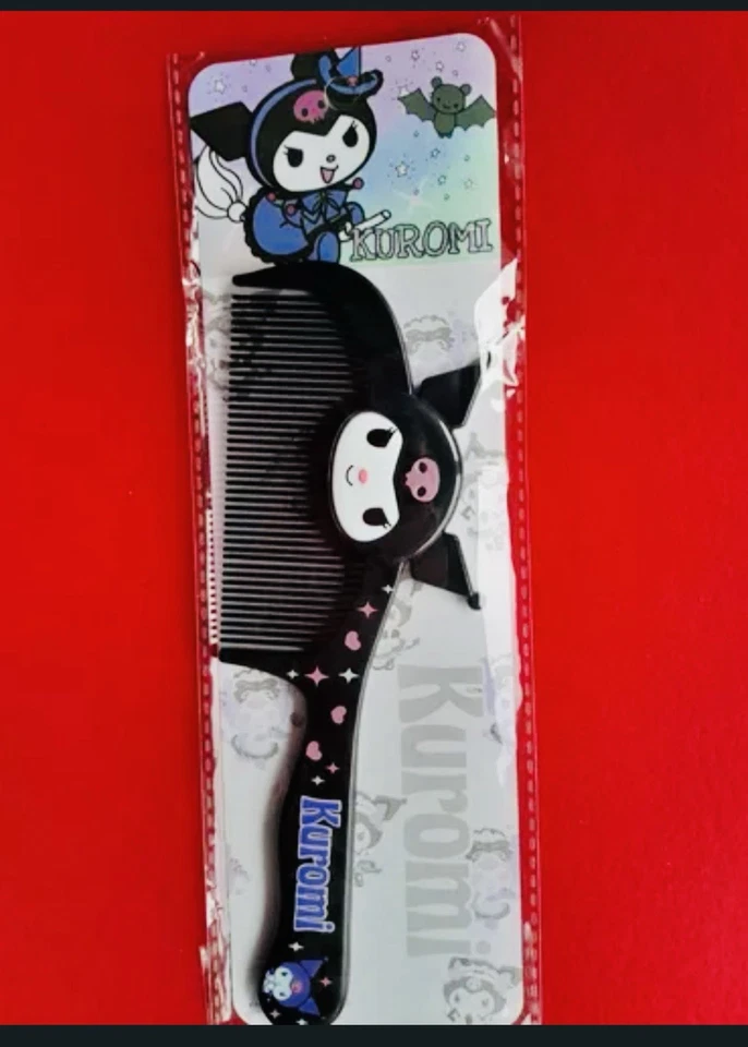 Peine para el cabello Kuromi, lindo y elegante peine desenredante, accesorios para el cabello Foto 2 de 4