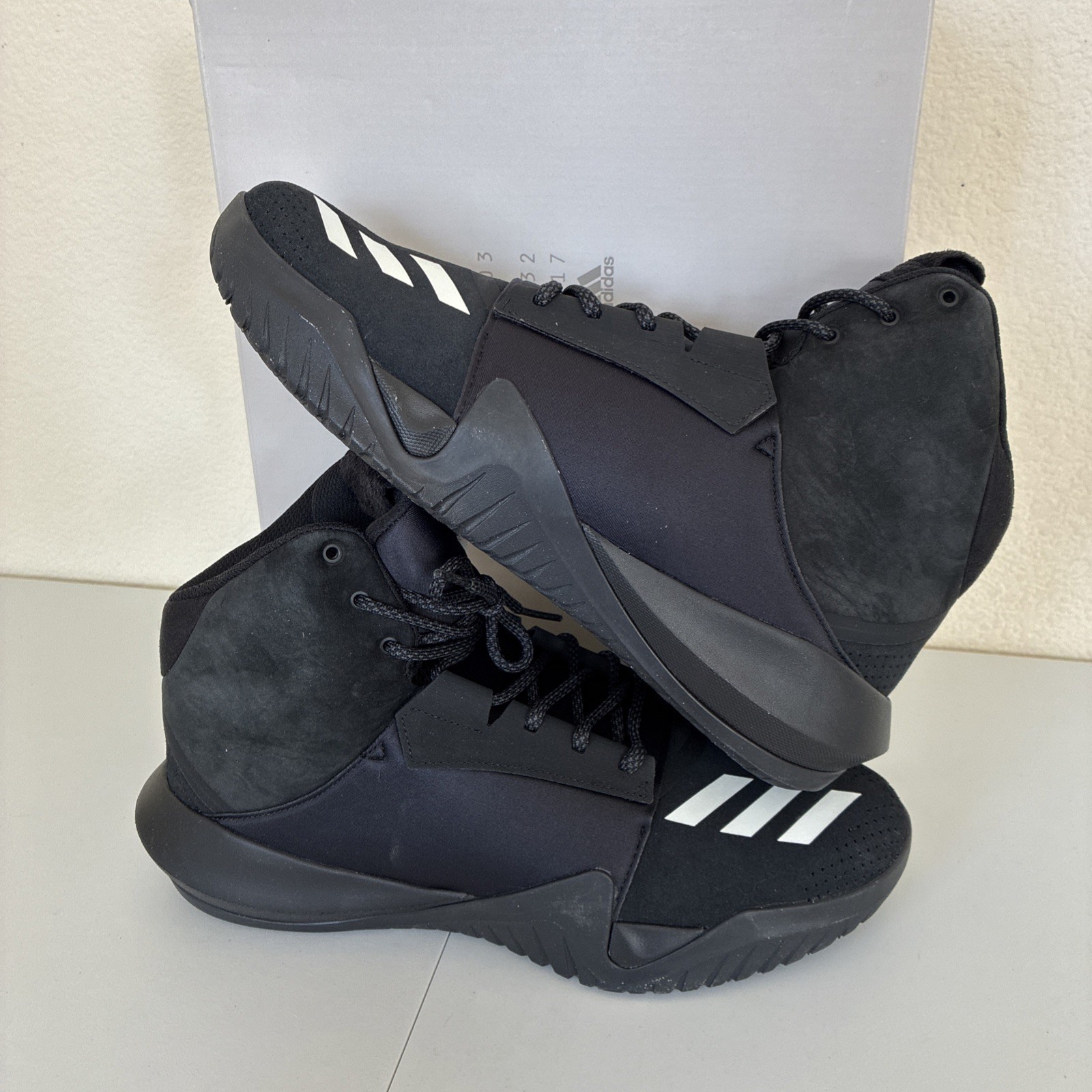 Adidas ADO Crazy Team Day One Shoes Mens Sz 11.5 Black Originals Sneakers BY2870