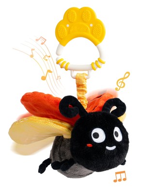 Musical Flying Ladybug - Car Seat, Stroller, Crib & Play Gym Hanging Toys for...
