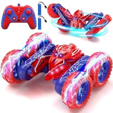 Spider Remote Control Cars for Boys 4-7, 360  Spinning RC Stunt Car with 2