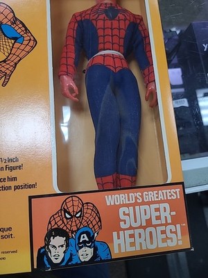 Mego Amazing Spider-man Marvel Comics 12 1/2 Inch 1977 Action