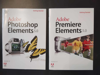 Adobe Photoshop Elements 5.0 + Premiere Elements 3.0 w/Serial Numbers