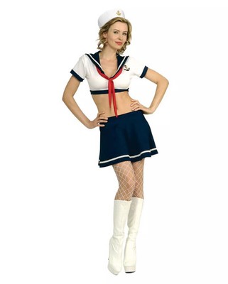First Class Marine Offizierin Kostüm mit Hut für Damen