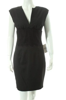 Single Etuikleid schwarz Gr. 34 Casual Elegant Polyester Damen - Bild 1 von 2