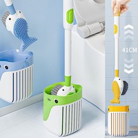 Spazzola Wc Con Caddy, Ventosa Da Parete Scarico I4X7 Spazzola Wc U3A8