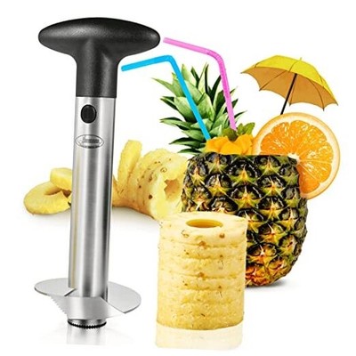 Pineapple Corer, [Upgraded, Reinforced, Thicker Blade] Newness Premium Black
