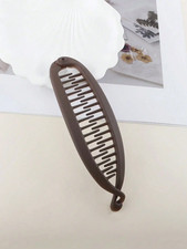 Large Hair Volume Amber Banana Clip Ponytail Clip French Elegant High Skull Top