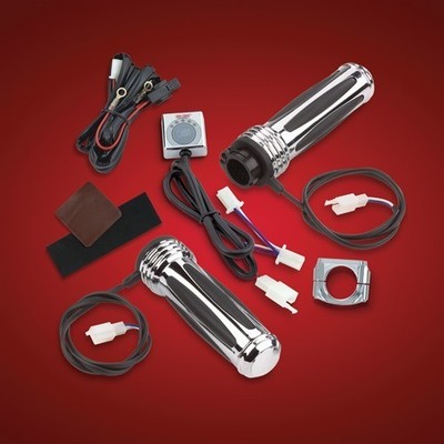 Show Chrome Comfort Heated Grips 17-383