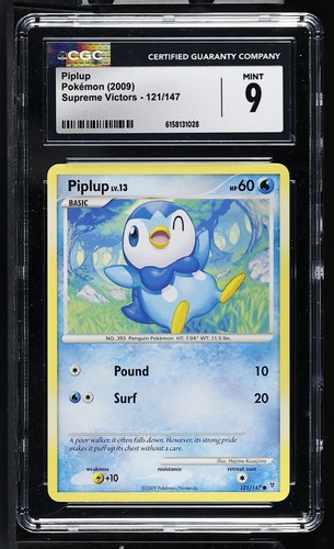 Piplup graded CGC 9 for sale on eBay