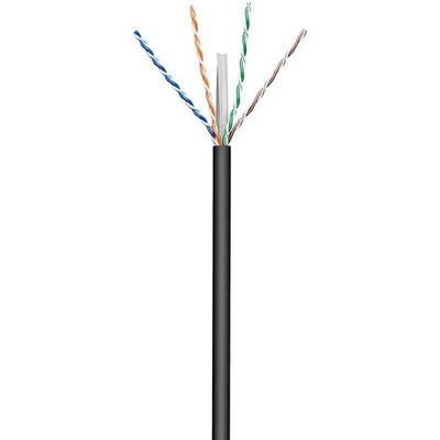 Goobay CAT 6 Netzwerkkabel Outdoor U/UTP 100m Installationskabel PC Netzwerk