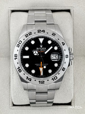 2018 Rolex Explorer II 42mm 216570 Stainless Steel Black Dial