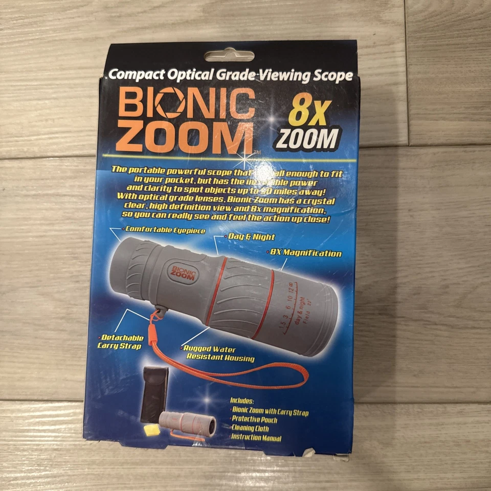 Bionic Zoom - Compact Optical Grade Viewing Scope, 8x Zoom - As Seen on TV - Image 2 of 2