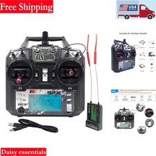 Flysky FS-i6X 10CH Radio Transmitter & FS-iA10B Receiver for RC Drones Airpla...