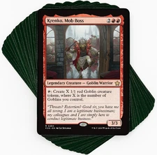 ***Custom Commander Deck*** Krenko, Mob Boss - Goblins - EDH MTG Magic Cards