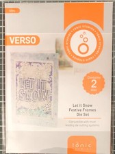 New Tonic Studios LET IT SNOW Festive Frames Die Set 22 Value