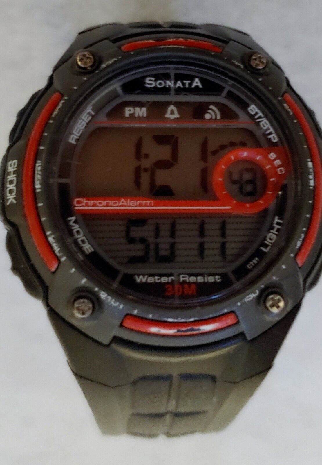 Sonata - Digital Black Dial Men's Watch ( INDIA ) #7949PP01