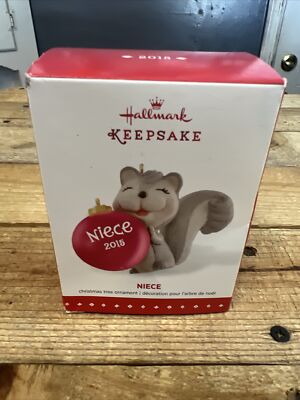 Hallmark Keepsake Ornament Niece Cute Little Squirrel 2015