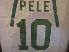 SIGNED FOOTBALL SHIRT - PELE - COA