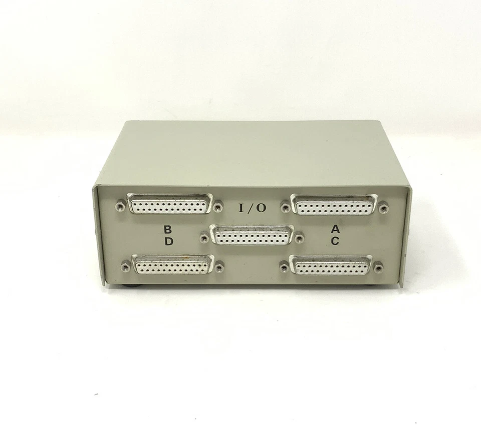 4 Position Data Transfer Switch A-B-C-D - DB25 Industrial Serial Switch - Image 2 of 2