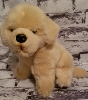 E&J PRIMA CLASSIC COLLECTION GOLDEN RETRIEVER LAB PUPPY DOG PLUSH 9'' STUFFED