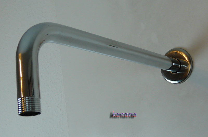 Brazo De Pared Para Ducha - 50 Cm, Cromado - Conexión Universal 1/2"
