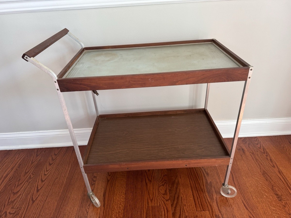 VTG Salton Hotable Hotray 2 Tier Heated Serving Bar Cart H-158S