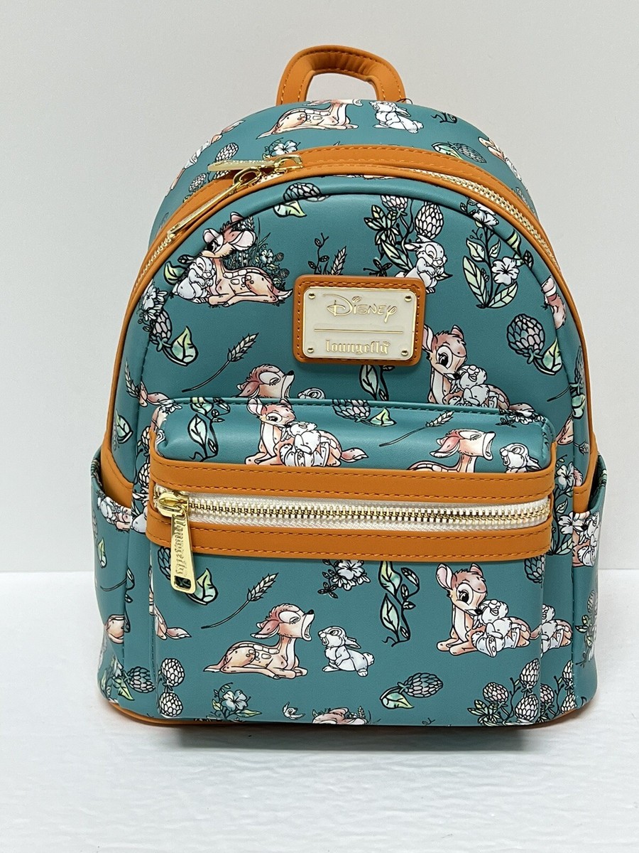 loungefly Disney バンビ リュック Loungefly Disney Bambi Forest Floral Mini Backpack New With