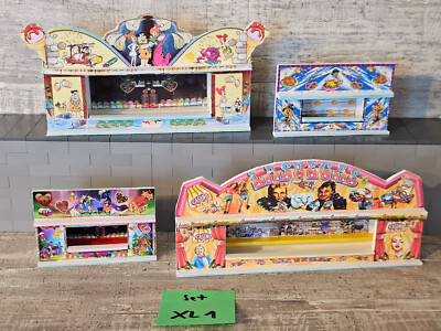 Kirmes / Jahrmarkt Buden H0 (Fertig) Set #XL1
