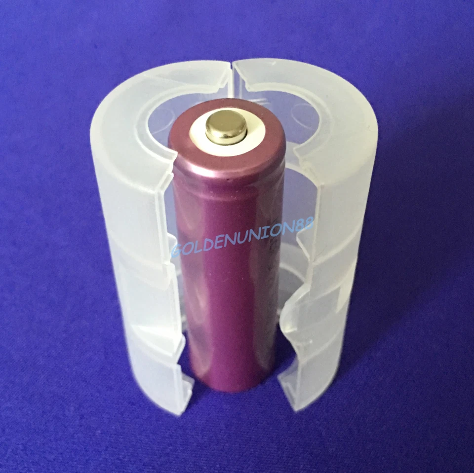 AA a D C, AAA a AA tamaño convertidor de batería adaptador soporte interruptor estuche de plástico - Imagen 3 de 4