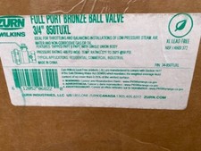 ZURN  34-850TUXL FULL PORT BRONZE BALL VALVE (NEW)